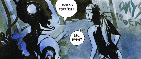 Learning a New Language with Comics